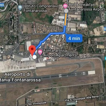 Fontanarossa Airport -private Parking- Frühstückspension 3*